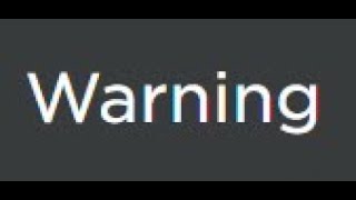 Another warning [upl. by Aronos]