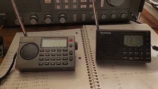 Rysamton YKM03 Shortwave Radio Reception Test on Radio Nee Zealand International [upl. by Pudendas391]