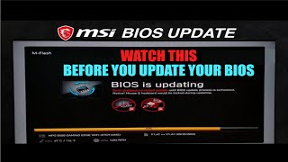 How To Update MSI Bios With Usb  MSI Bios Flash  MSI Z390 Bios Update  How To Update MSI Bios [upl. by Eudora850]