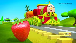 Humpty the Train on a Fruits Ride  हम्प्टी ट्रैन और उसके फल दोस्तों से मिलिए  Kiddiestv Hindi [upl. by Anrev265]