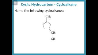 Cycloalkenes Example [upl. by Nilecoj]