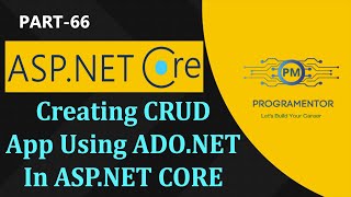 66  Creating CRUD Application Using ADONET In ASPNET Core  CRUD  ASPNET Core HindiUrdu [upl. by Unam]