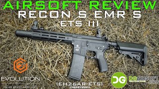 Airsoft Review 302 Evolution Airsoft Recon S EMR S ETS III AEG EH26ARETS DG Airsoft FR [upl. by Nicram762]