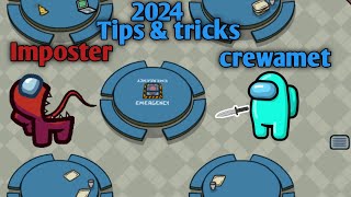 Tips amp Tricks Among us crewmet amp imposter Gudie [upl. by Yednil12]