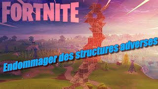 Fortnite Défis  Endommager des structures adverses [upl. by Zacarias]