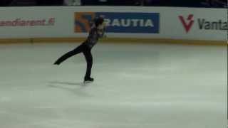 Finlandia trophy 2012 Yuzuru HANYU amp Javier FERNANDEZ warmup SP [upl. by Kevan]