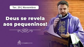 Deus se revela aos pequeninos  Padre Mario Sartori Homilia  29112022 [upl. by Herculie200]