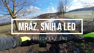 Mráz sníh a led  po Brdech na EBike [upl. by Dody]