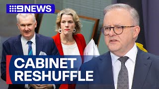 PM Albanese announces major Cabinet reshuffle  9 News Australia [upl. by Nellek]