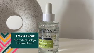 ADERMA  Avis sur sérum 3en1 Biology Hyalu  Easypara [upl. by Clayborn]