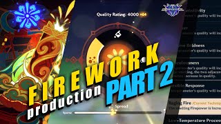 Part II How to Smelt Firework perfect quality in Genshin New Event  Production Challenge [upl. by Hadnama]