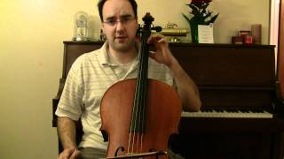 Allegro Moderato by Bach  Cello Lessons Book 3 [upl. by Raddie]