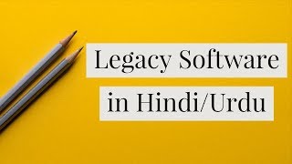 Software Engineering  Lecture 3  Legacy SoftwareHindiUrdu [upl. by Auqemahs]