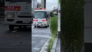 新生児の高度集中治療を行える県立小児医療センター新生児専用救急車 が獨協埼玉医療センターに緊急到院 [upl. by Airamak116]