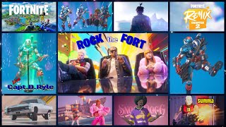 Fortnite  ROCK the FORT Remix chapter 2 Live w Capt B Ryle November 2 [upl. by Onfroi490]