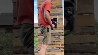 DIY Wooden Door Made with Just a Chainsaw – Incredible Skills [upl. by Arraek]