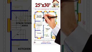 Detail Floor Plan with Measurements Home shorts House building shortvideo [upl. by Anoli]