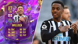 CHEAP BEAST 87 FUTURE STARS JOE WILLOCK PLAYER REVIEW  FIFA 23 Ultimate Team [upl. by Eneleh]