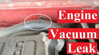 Engine vacuum leak symptoms and fixing [upl. by Hein]