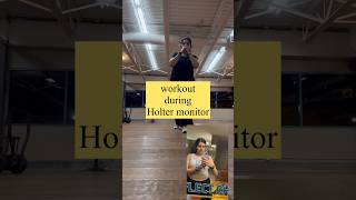 Workout during Holter monitor test  Day 7  weightloss challenge  PCODyoutubeshorts [upl. by Navoj315]