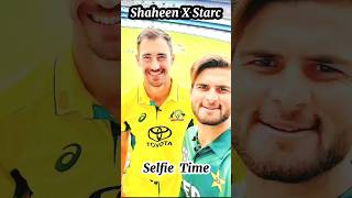 Shaheen Afridi And Mitchell Starc Selfie [upl. by Ellatsirhc]