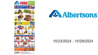 Albertsons Weekly Ad US  10232024  10292024 [upl. by Ainsley]