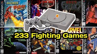 All Fighting Games for PS1 [upl. by Enorej981]