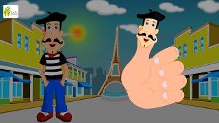 French Finger Family  Kids Nursery Rhymes [upl. by Cacilie]