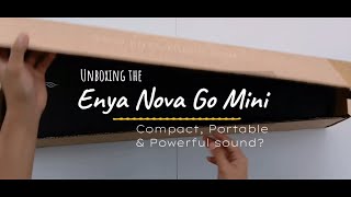 Enya Nova Go Mini  Unboxing  Compact Portable Powerful Sound enyaguitar travelguitar [upl. by Mushro226]