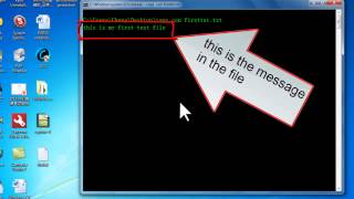 Using CMD to create text files [upl. by Ire]