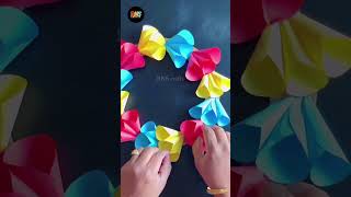 Beautiful and Easy Paper Wall Hanging Craft  shorts diy wallhanging [upl. by Nirred835]