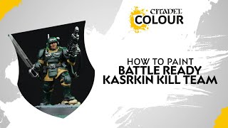 Warhammer How to Paint Battle Ready Kasrkin Kill Team [upl. by Veradis20]