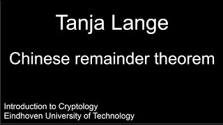 Chinese Remainder Theorem [upl. by Anay]