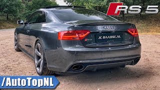 Audi RS5 42 FSI V8  VERY LOUD MTM Exhaust SOUND  ONBOARD REVS amp TUNNEL by AutoTopNL [upl. by Walls]