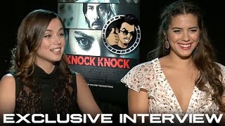 Ana de Armas and Lorenza Izzo Interview  Knock Knock HD 2015 [upl. by Krute]