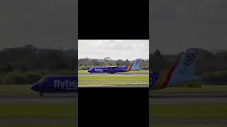 🇬🇧 bee flybe atr atr72 man plane planespotting aviation avgeek aviationlovers [upl. by Mcclenon]