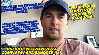 Entrevista Exclusiva y Completa de Sergio Checo Pérez a BanorteMx F1 radio [upl. by Conlan]