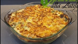 Recette de lasagne facile وصفة اللازاني سهلة [upl. by Htidirrem]