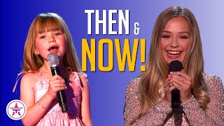 Connie Talbot THEN and NOW Britains Got Talent and AGT Champions Auditions [upl. by Ellicul]