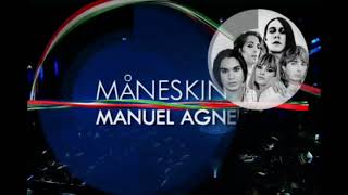 Maneskin feat Manuel Agnelli  Amandoti Loving You  Sanremo2021 [upl. by Ahsemac]