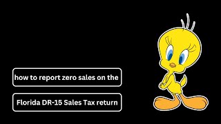 How to report no sales on the Florida DR15 Sales and Use Tax Return florida taxes smallbusiness [upl. by Jessee22]