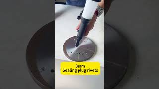 SZENT600 air riveter riveting for8mm Sealing plug rivets [upl. by Noam]