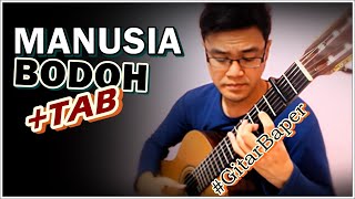 Ada Band Manusia Bodoh  Classical Fingerstyle Guitar Cover wTAB [upl. by Yellat42]