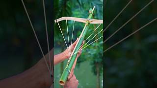 Bamboo Creations with New Crossbow Bamboo Diy Slingshots Bambooart [upl. by Darum]