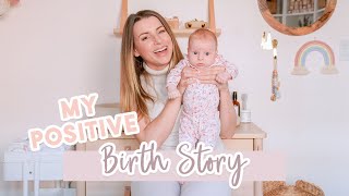 OUR POSITIVE BIRTH STORY Natural amp Unmedicated First Time Parents [upl. by Reese]