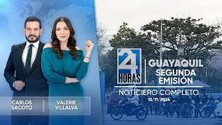 Noticiero de Guayaquil Segunda Emisión 12112024 [upl. by Hengel822]