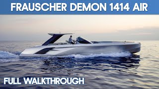 Frauscher Demon 1414 Air I Full Walkthrough I The Marine Channel [upl. by Ayota]