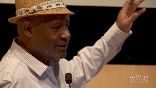 Black Panther Graphic Artist Emory Douglas at the San Francisco Public Library [upl. by Singer]