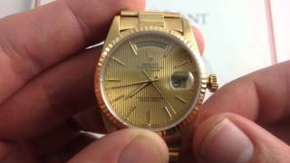 Rolex Oyster Perpetual DayDate 18238 Luxury Watch Review [upl. by Weissman]