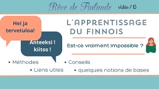 Lapprentissage du finnois vidéo 15 [upl. by Onibla]